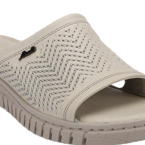 SOFIA-G Kadın Deri Terlik Ekru - 4