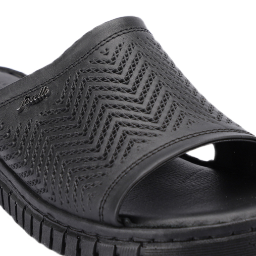 SOFIA-G Kadın Deri Terlik Siyah - 4