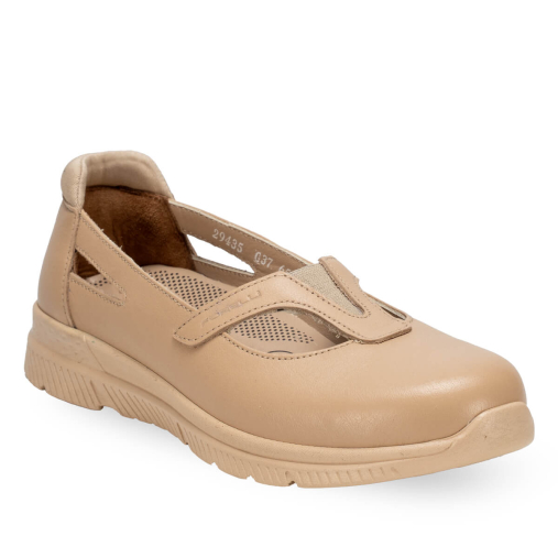 SOLE-G Kadın Deri Ayakkabı Açık Vizon - 2