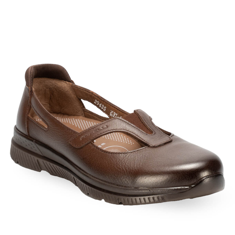 SOLE-G Kadın Deri Ayakkabı Taba - Forelli (1)