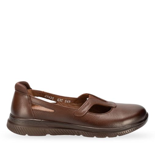 SOLE-G Kadın Deri Ayakkabı Taba - Forelli