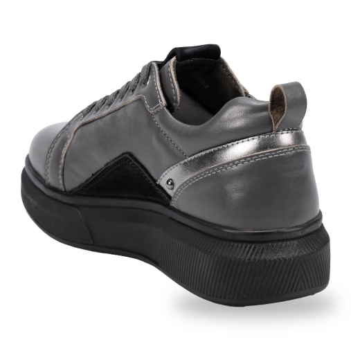 STYLE-G Kadın Deri Ayakkabı Füme - 3