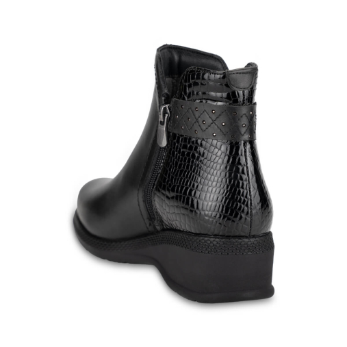 SUDE-K Kadın Deri Bot Siyah - 4