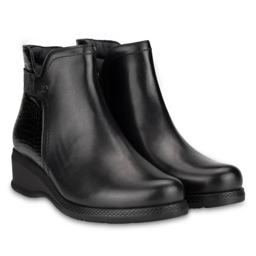 SUDE-K Kadın Deri Bot Siyah - Forelli (1)