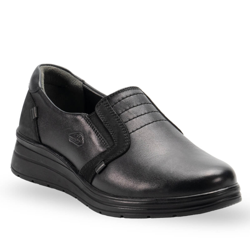 SUŞA-H Kadın Deri Ayakkabı Siyah - Forelli (1)