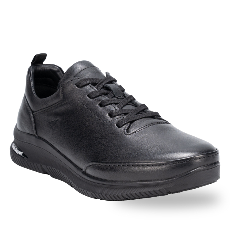 SWAT-G Erkek Deri Ayakkabı Siyah - Forelli (1)