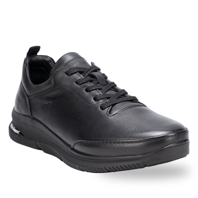 SWAT-G Erkek Deri Ayakkabı Siyah - Forelli (1)