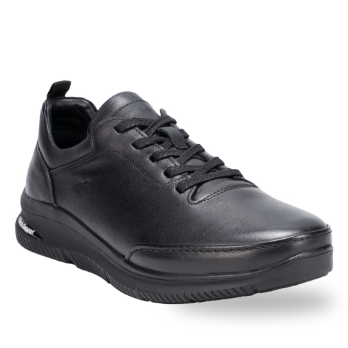 SWAT-G Erkek Deri Ayakkabı Siyah - Forelli (1)