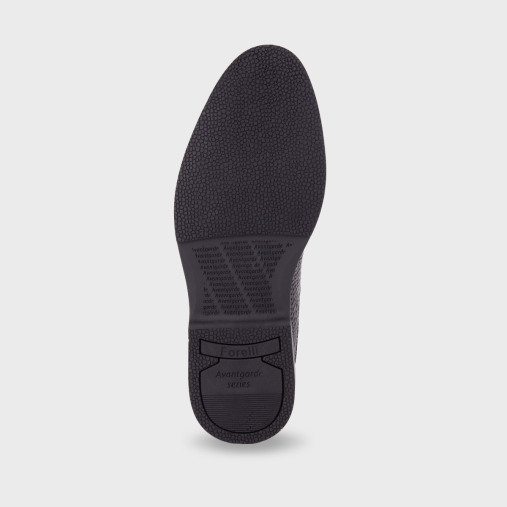 Forelli TEDD-G Comfort Erkek Ayakkabı Siyah Kroko - 4