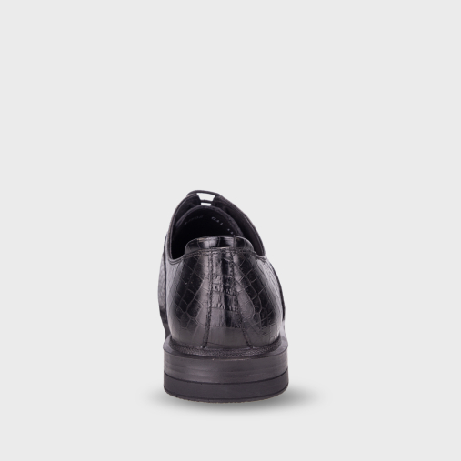 TEDD-G Comfort Erkek Ayakkabı Siyah Kroko - 3