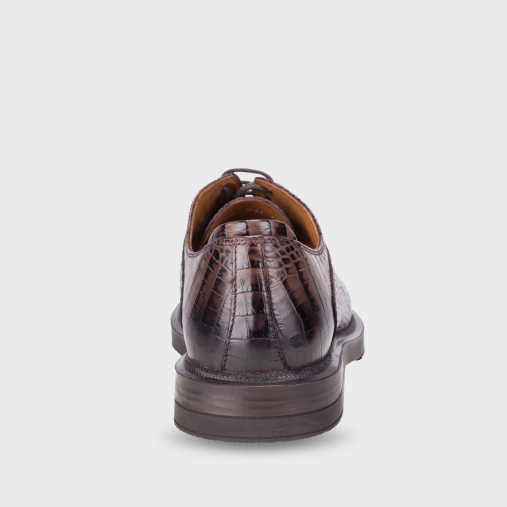 Forelli TEDD-G Comfort Erkek Ayakkabı Sütlü Kahve Kroko - 3