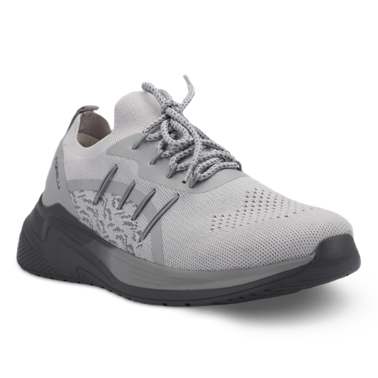 TERRA-G Erkek Deri Ayakkabı Gri / Füme - Forelli