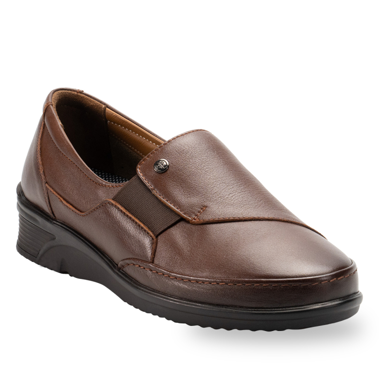 TERTE-G Kadın Deri Ayakkabı Taba - Forelli (1)