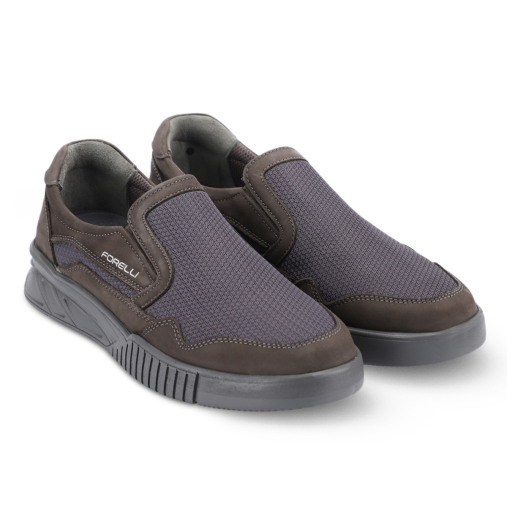 Forelli TIGRE-H Erkek Comfort Ayakkabı Füme Nubuk - 2