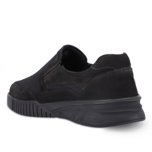 Forelli TIGRE-H Erkek Comfort Ayakkabı Siyah Nubuk - 3