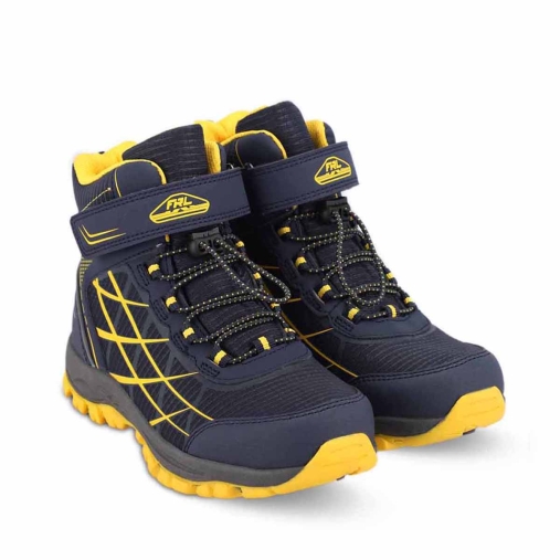 Forelli TILBE-G Unisex Çocuk Su Geçirmez Outdoor Lacivert-Sarı - 2