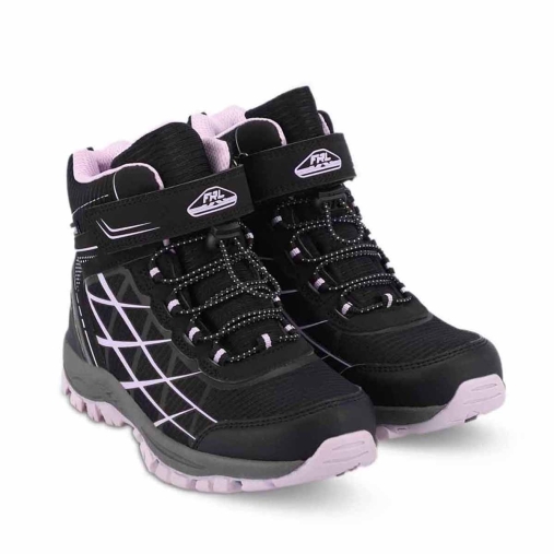 TILBE-G Çocuk Waterproof Siyah-Lila - Forelli (1)
