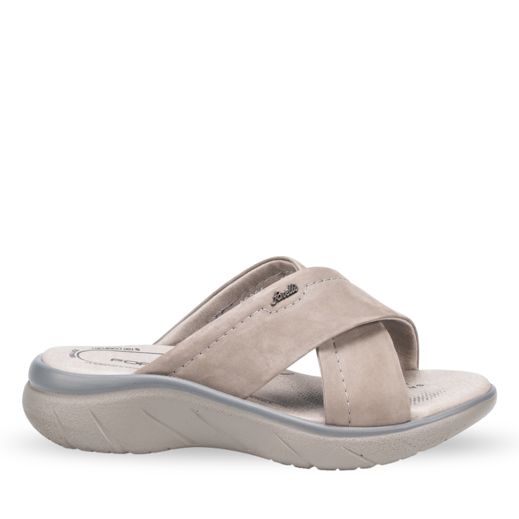 TOKYO-G Kadın Deri Terlik Stone - Forelli