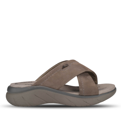 TOKYO-G Kadın Deri Terlik Stone - Forelli