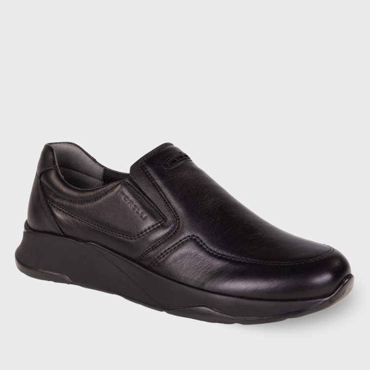 TOLA-G Erkek Deri Ayakkabı Siyah - Forelli (1)