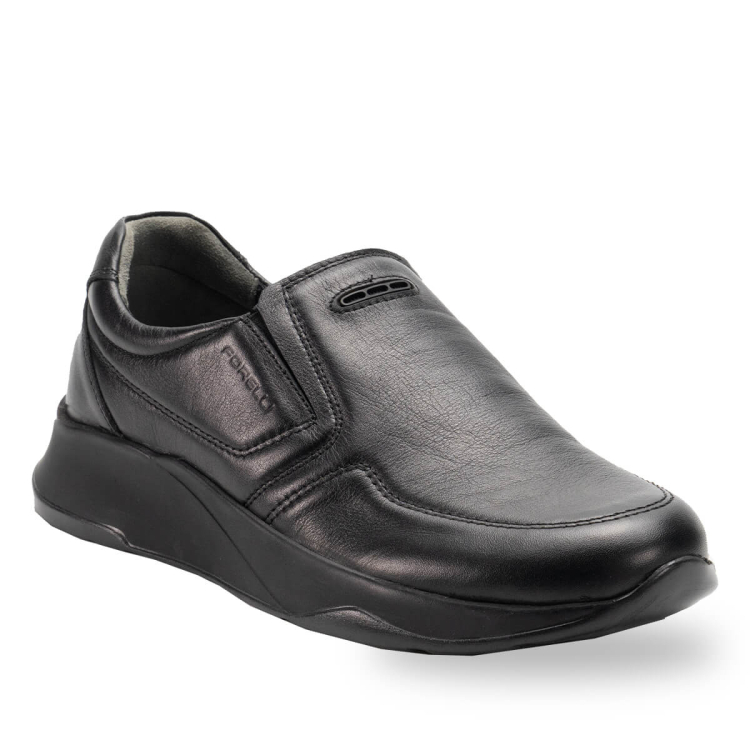 TOLA-G Erkek Deri Ayakkabı Siyah - Forelli (1)