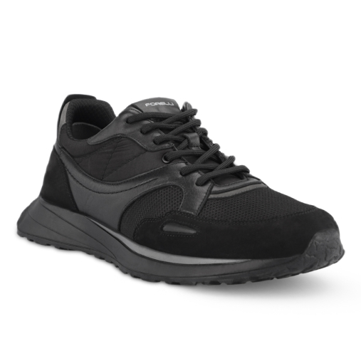 TROY-G Erkek Ayakkabı Siyah - Forelli