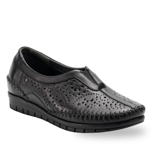 TWIN-G Kadın Deri Ayakkabı Siyah - 2