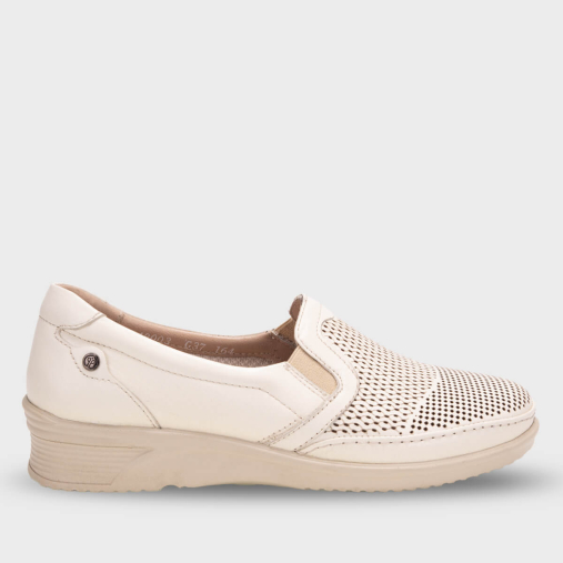 VINKA-G Kadın Deri Ayakkabı Bej 