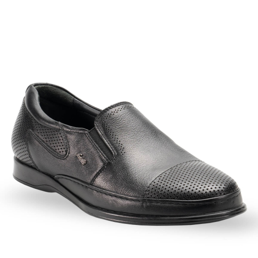 WAYNE-H Erkek Deri Ayakkabı Siyah - 2