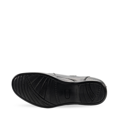 WAYNE-H Erkek Deri Ayakkabı Siyah - 4