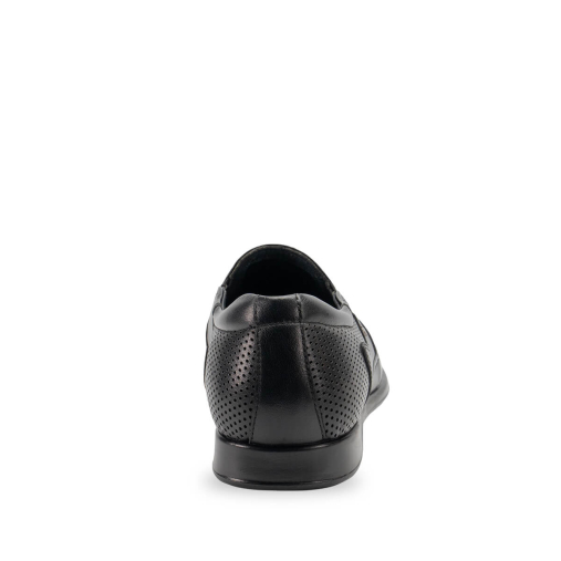 WAYNE-H Erkek Deri Ayakkabı Siyah - 3