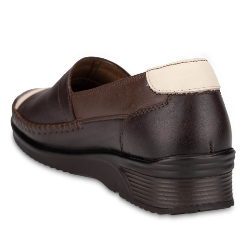 YONCA-H Kadın Deri Ayakkabı Taba-Kahve - 5