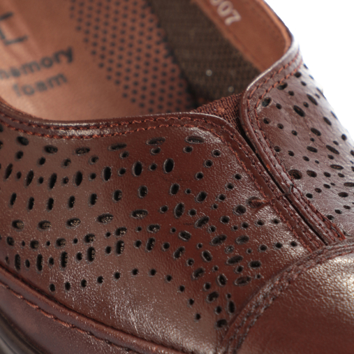 ZEGA-G Kadın Deri Ayakkabı Taba - 4