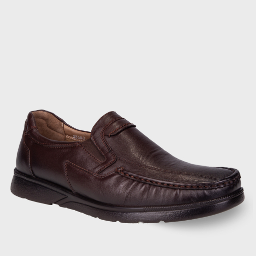 Forelli ZEKE-H Comfort Erkek Deri Ayakkabı Kahve - 2