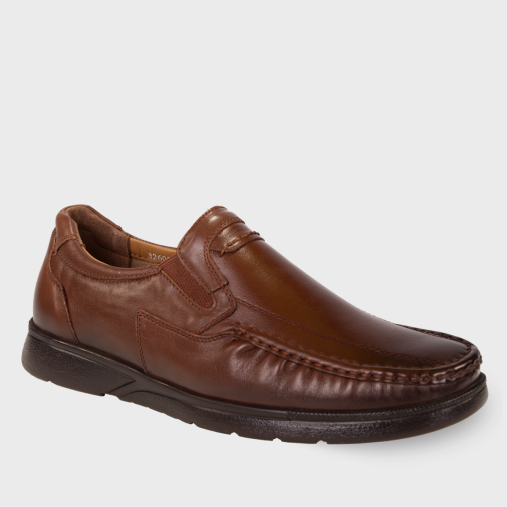 Forelli ZEKE-H Comfort Erkek Deri Ayakkabı Taba - 2