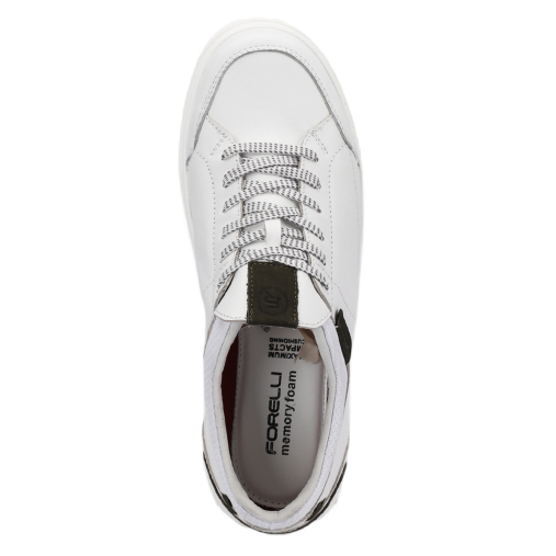 Forelli ZET-G Comfort Erkek Ayakkabı Beyaz / Haki - 5