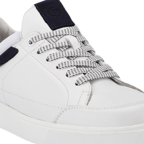 Forelli ZET-G Comfort Erkek Ayakkabı Beyaz / Lacivert - 4