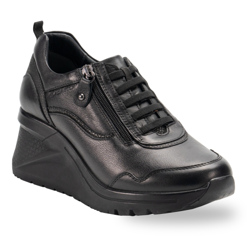 ZEYEM-G Kadın Deri Ayakkabı Siyah - 2