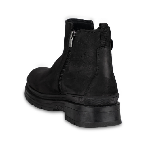 FUNK-G Erkek Deri Bot Siyah - 4