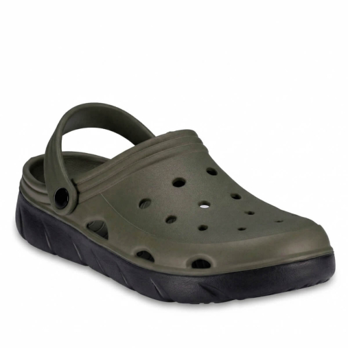 GABY-G Kadın Eva Terlik Haki-Siyah - 4