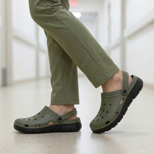 GABY-G Kadın Eva Terlik Haki-Siyah - 2