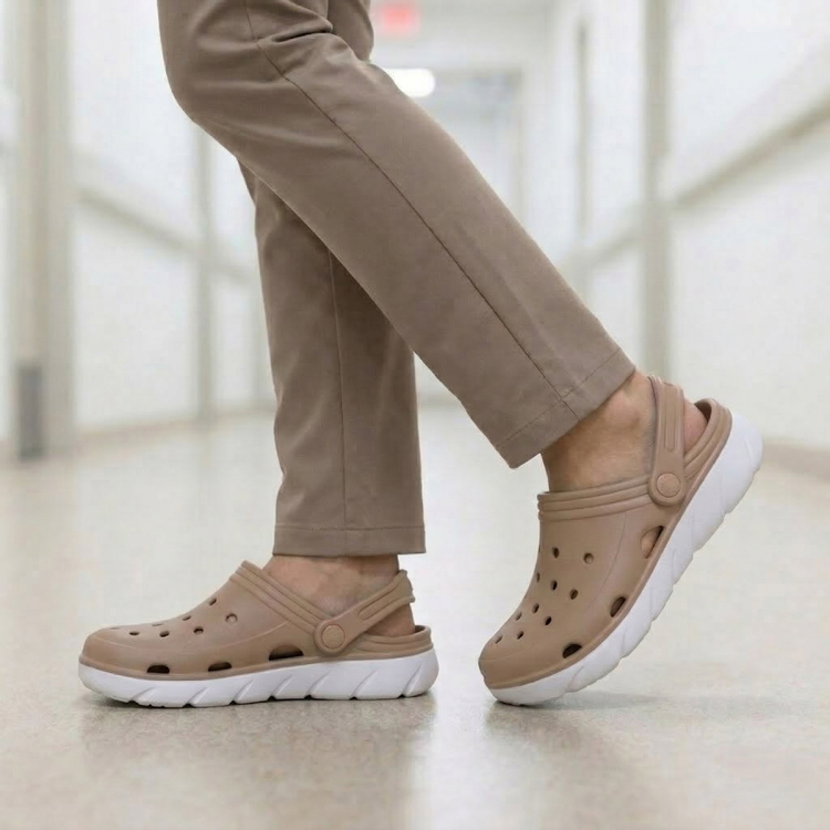 GABY-G Kadın Eva Terlik Kum-Beyaz - Forelli (1)