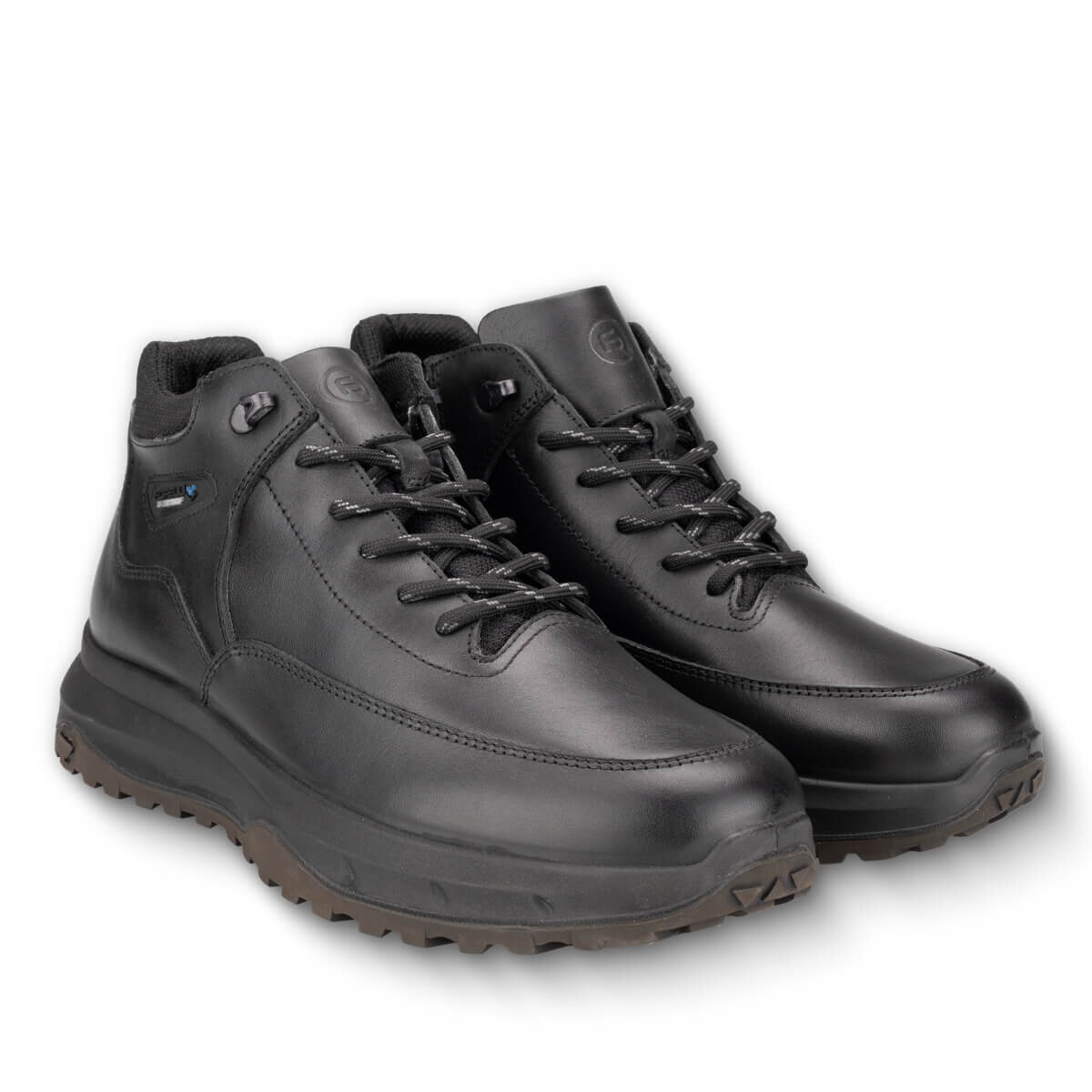 GLOW-G Erkek Deri Waterproof Bot Siyah - 3