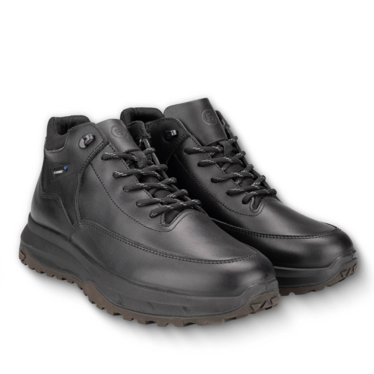 GLOW-G Erkek Deri Waterproof Bot Siyah - 3