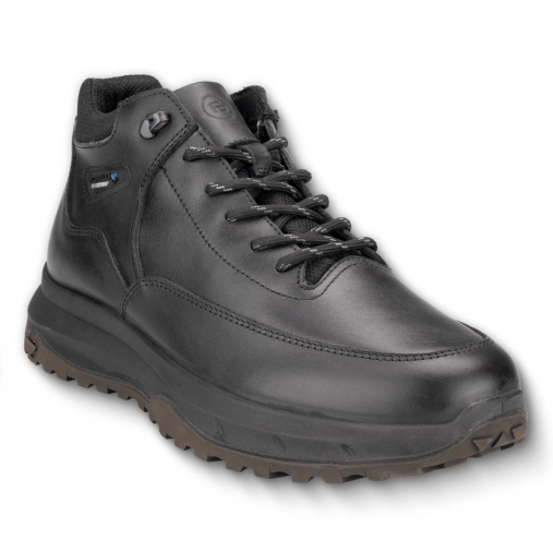 GLOW-G Erkek Deri Waterproof Bot Siyah - 4