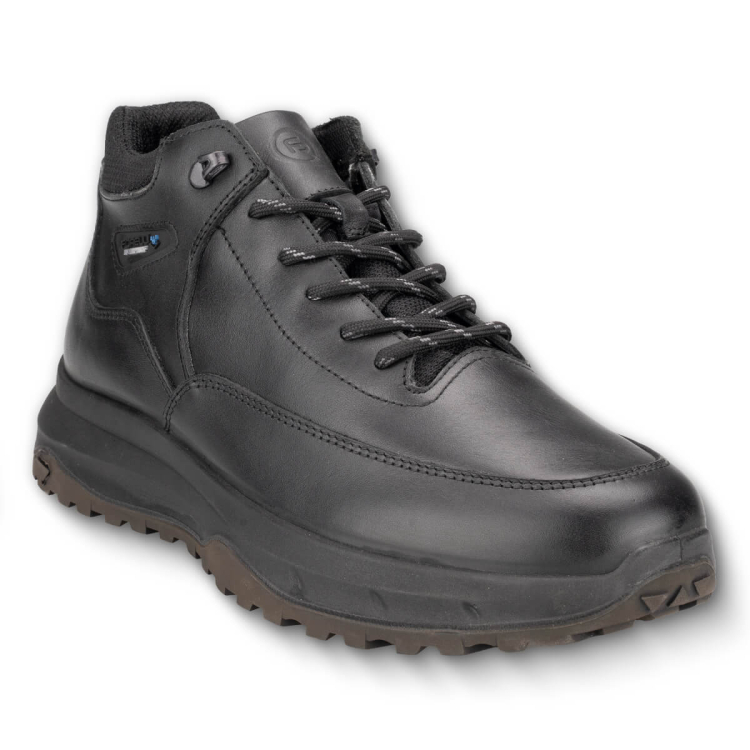 GLOW-G Erkek Deri Waterproof Bot Siyah - 4