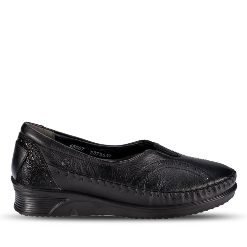 GULIS-H Kadın Deri Hallux Ayakkabı Siyah 