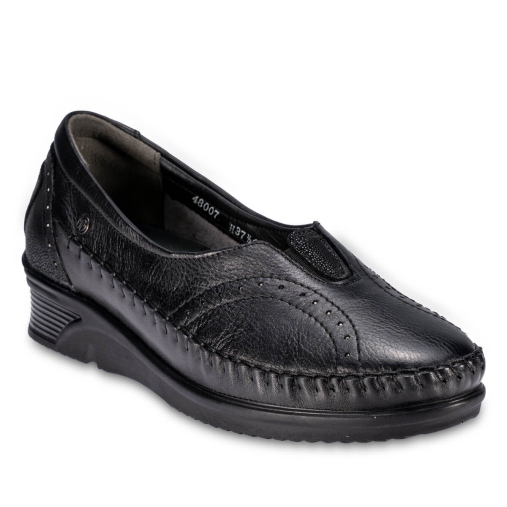 GULIS-H Kadın Deri Hallux Ayakkabı Siyah - 3