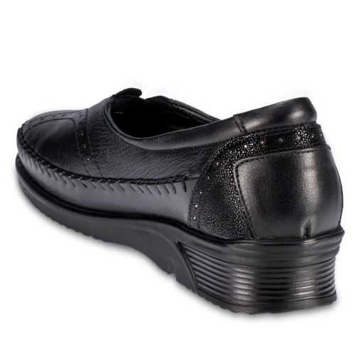 GULIS-H Kadın Deri Hallux Ayakkabı Siyah - 4