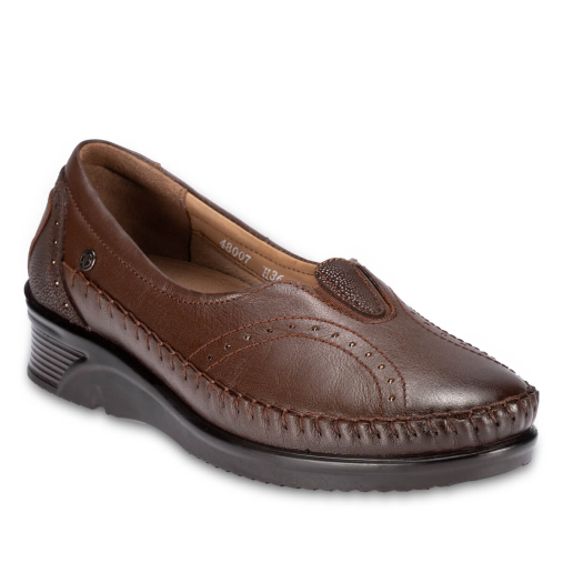 GULIS-H Kadın Deri Hallux Ayakkabı Taba - 3